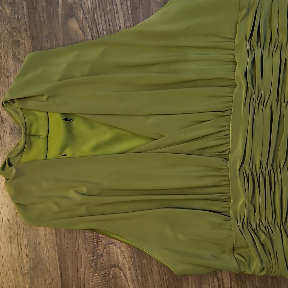 XL green stretchy dress